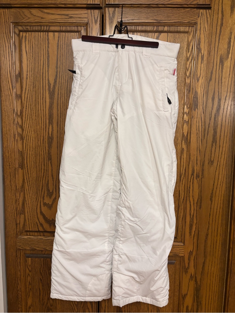 Women's Wide Leg Snow Pants in White